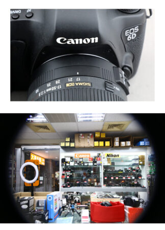 APS-C 鏡頭 裝在全幅機身 會有暗角