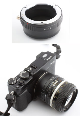 富士 FX 機身 使用 Nikon AI 鏡頭轉接環