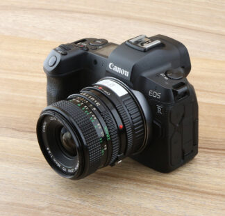 Canon R 機身  使用 Canon FD 手動鏡頭 轉接環