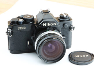 Nikon 黑色 FM2 #7388xx +金屬 28mm f3.5