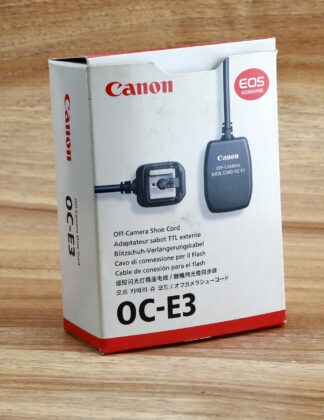 Canon 原廠 OC-E3 閃光燈外接延長線