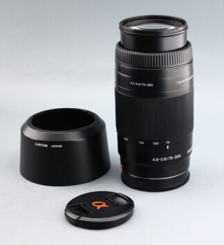 SONY A 接環 75-300mm #xx105+遮光罩