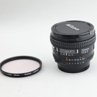 Nikon AF-D 20mm f2.8 #533xx  + L1bc 保護鏡
