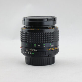 美樂達 MD 50mm f3.5 macro #2227xx 鏡片擦拭痕跡多