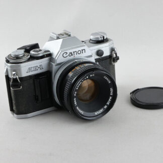 銀色 Canon AE-1 #384xx + FD 50mm f1.8