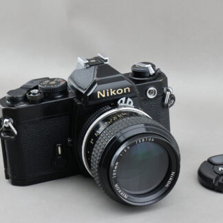 黑色 Nikon FM #236xx + 105mm f2.5 #758xx