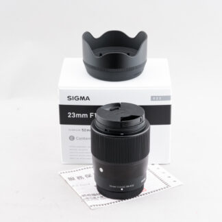 SIGMA 23mm F1.4 DC DN #574xx FUJI用 保內