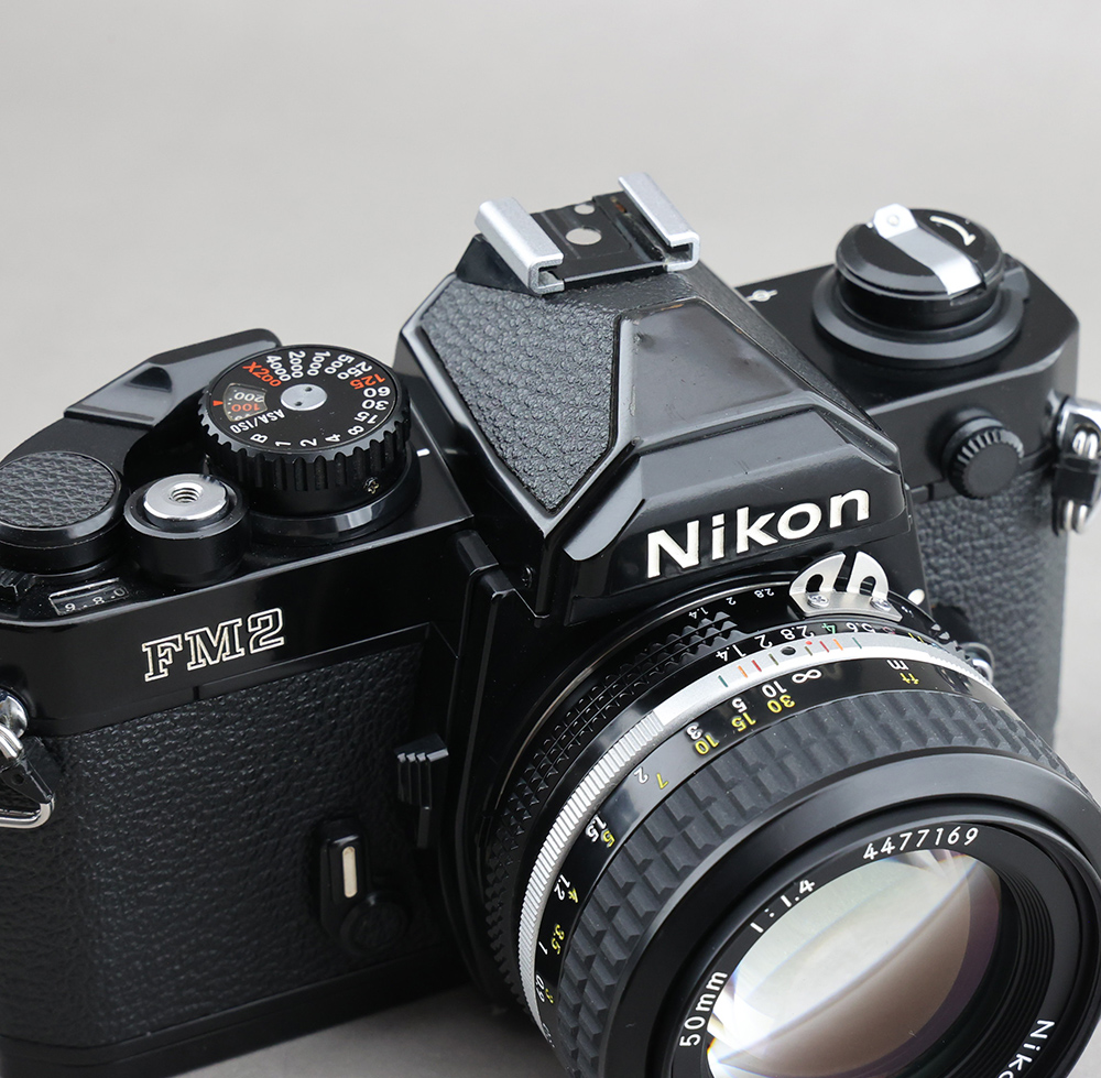 ❁美品❁Nikon ニコン FM2 & Ai 50mm F1.4 ブラック 写真学校の生徒御用達のロングセラー】ニコン New FM2＋ Ai