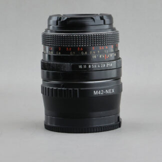 m42 螺牙 Pentacon 50mm f1.8 #xx073 附 SONY E 轉接環