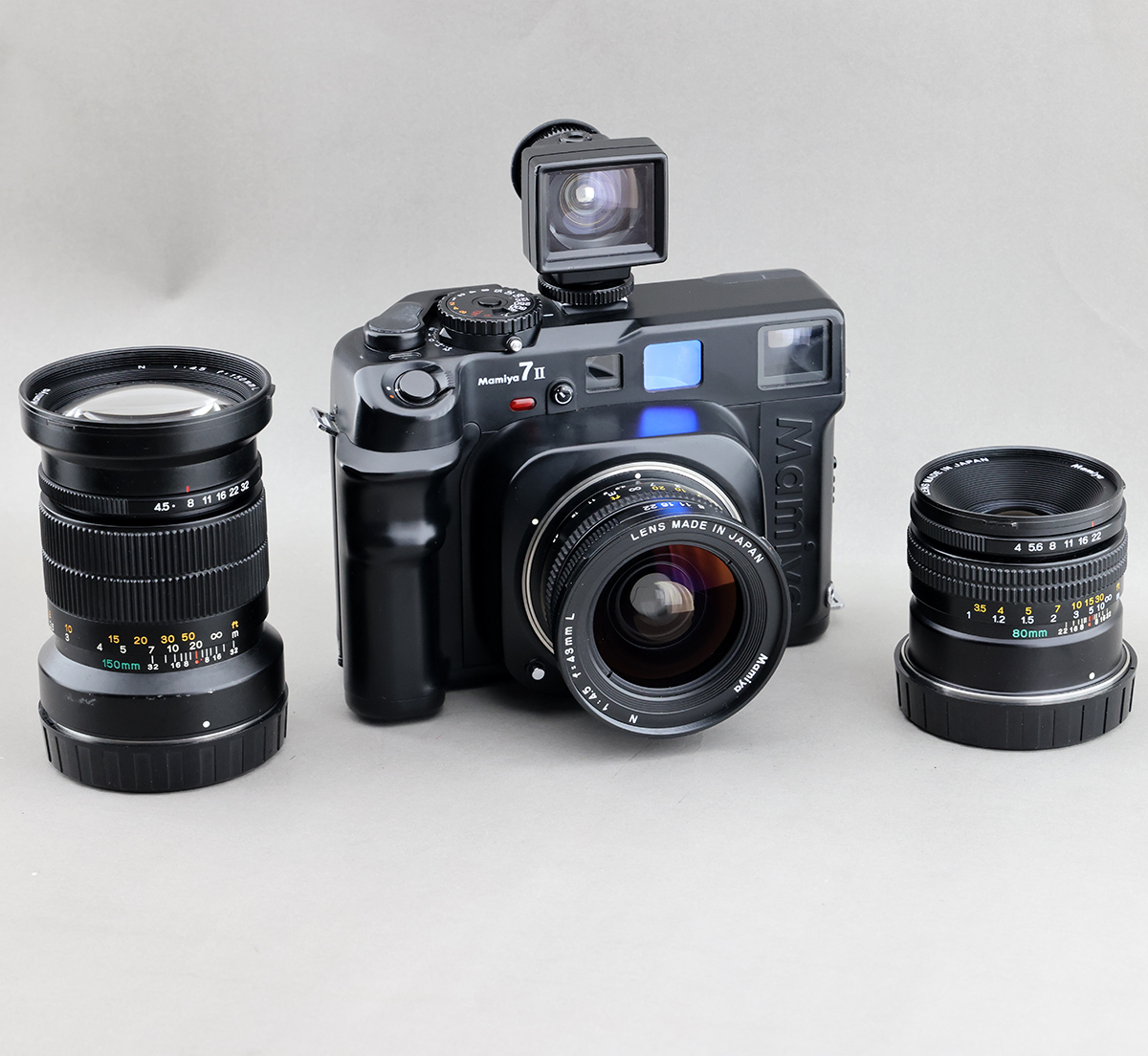 MAMIYA 7 II + 80mm F4 + 43mm F4.5 + 150mm F4.5