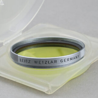 LEICA  原廠 39mm 黃色鏡   銅框