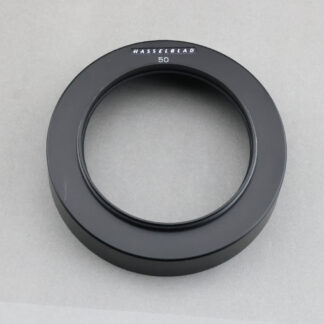 哈蘇 50mm f4 C 鏡 原廠金屬遮光罩   小凹