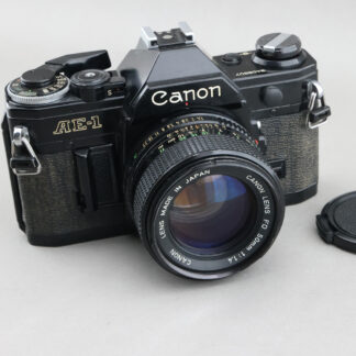 黑色 Canon AE-1 #xx907 + FD 50mm f1.4