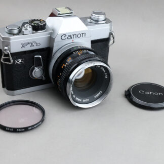 Canon FTb #xx820 + 白鋼嘴 FD 50mm f1.8  機械相機