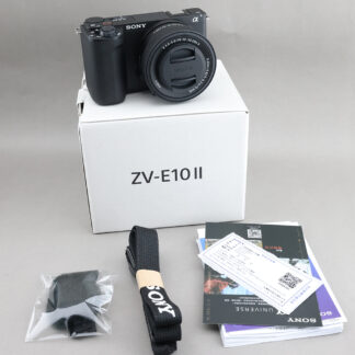 黑色 SONY ZV-E10 II #xx532  + 16-50mm II 二代鏡 +  原電2顆   (保2028)