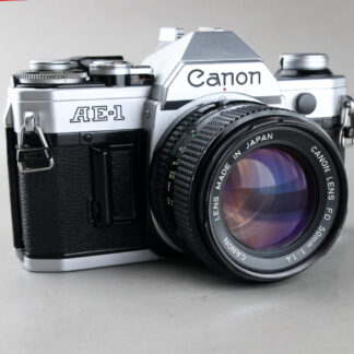 銀色 Canon AE-1 #xx639 + FD 50mm f1.4