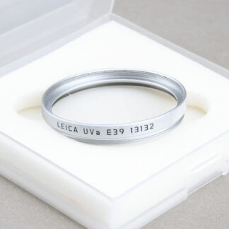 LEICA E39 39mm UVa 銀色 保護鏡 13132