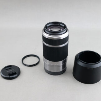 SONY E 55-210mm f4.5-6.3 OSS #xx064 銀色 +保護鏡