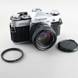 銀色 Canon AE-1 #xx811 + FD 50mm f1.4
