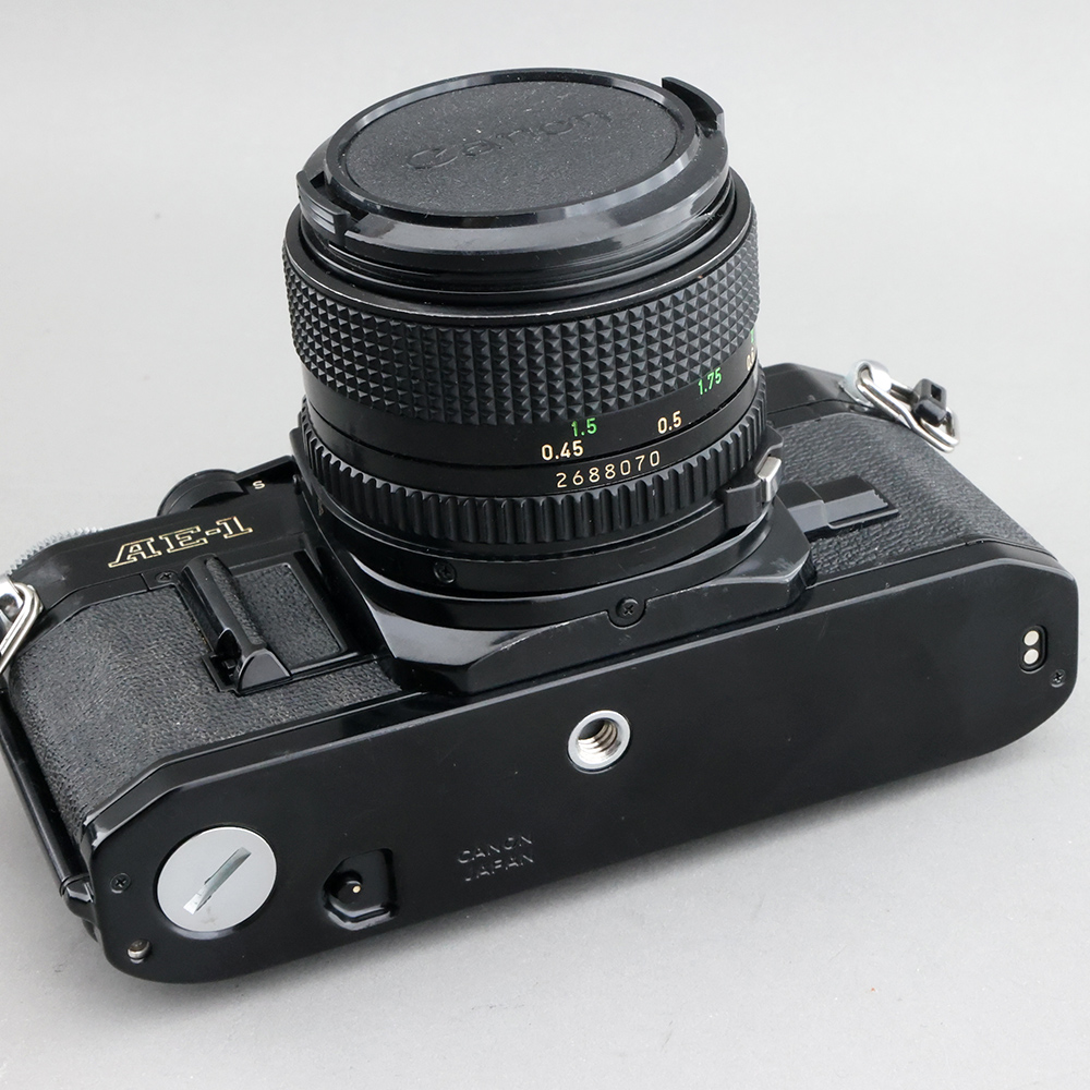 Canon AE-1 黑色#xx540 + FD 50mm F1.4