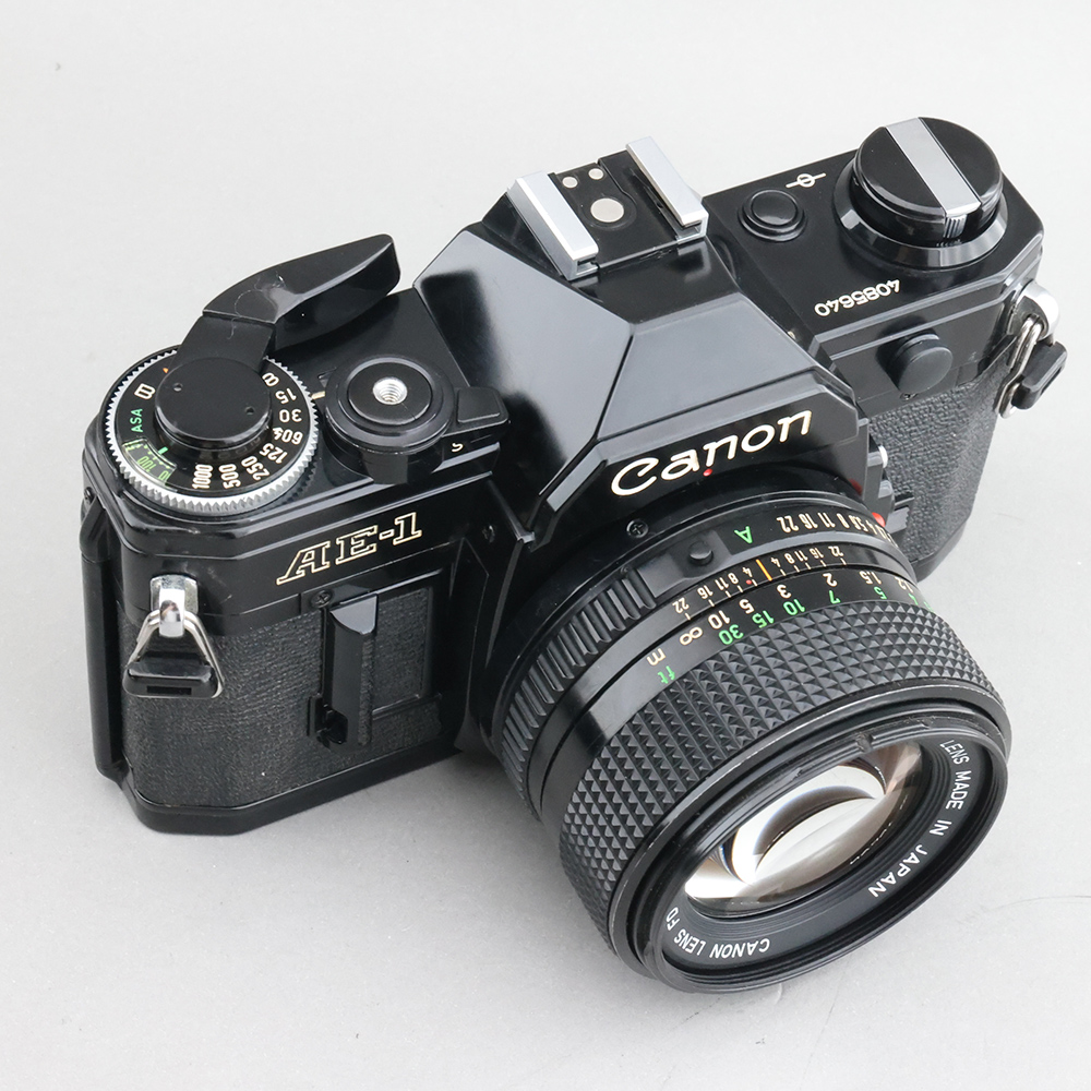 Canon AE-1 黑色#xx540 + FD 50mm F1.4