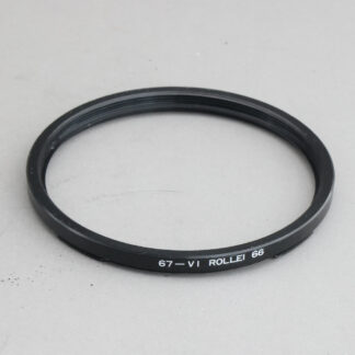 rollei 66 祿來66鏡頭保護鏡接環 轉成 67mm ( 副廠)